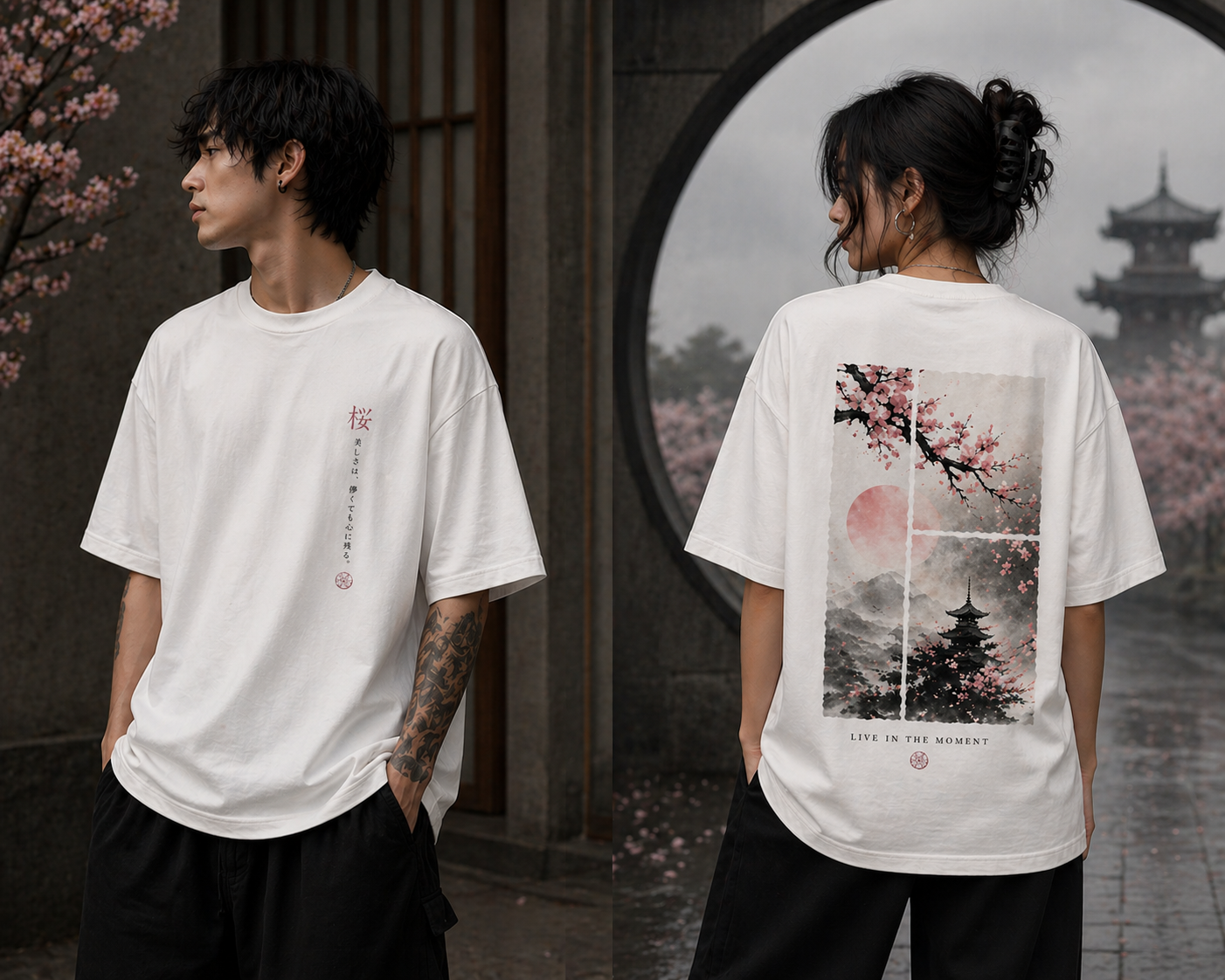 Vibeora Sakura Fragments Tee